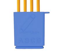 Protège-Pointe de Crayon, Protection en Silicone Anti-Casse, Protection de Pointe de Stylo à Sourcils - pour, Artistes, Maison, Bureau, école, Sac à Livres, Protection de l'organisation, Bleu