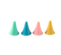 Protège-Pointes Souple pour Aiguilles Droites et Doubles(1.7 * 2.3cm) | Caoutchouc souple, anti-glisse pour efficace, sécurité accrue, idéal débutants, couleur aléatoire