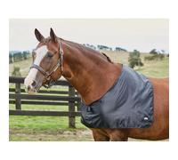 Protège-poitrail pour cheval en satin Weatherbeeta Noir Demi-sang
