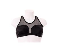 Metal Boxe Brassière protège-poitrine avec coques Femme Noir XL