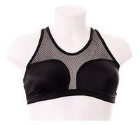 Metal Boxe Brassière protège-poitrine avec coques Femme Noir XL