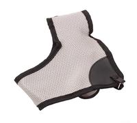Protège-poitrine pour tir à l'arc avec bretelles réglables, tissu en maille brillante pour plus de ventilation, protection contre les coups de corde d'arc (gris)