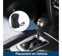 Protège Pommeau De Levier De Vitesse Pour Chevrolet Malibu 2016-2020 Protecteur De Poignée De Levier De Vitesses Antidérapant En Similicuir 1 Pc Noir Fibre De Carbone Noir Bleu
