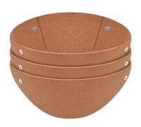 Protège-pot Drainage - Feutre Horticole pour Culture de Fleurs - Revêtements Ronds Respirants pour Paniers - Lot de 3 pour Intérieur et Extérieur - Perméabilité Optimale pour Pots de Plantation