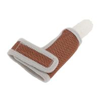 Protège-Pouce en Silicone pour bébé, Mitaine, Jouet de Dentition avec Bracelet Respirant Réglable pour Bébés de 3 Mois à Partir de 3 Mois, Arrêt de la Succion du Pouce (Blanche)