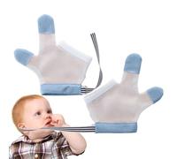 Protège-pouce - Gants de protection contre les morsures des ongles | Les enfants empêchent de sucer le pouce et de mordre les doigts en général pour les enfants de 8 à 12 ans, respirants, résistants
