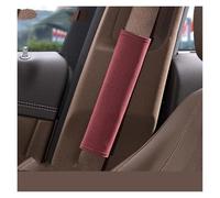 Protège Pour LYNK&CO 03 Pour PHEV 05 09 Pour MHEV 01 06 02 + Ceinture Sécurité Voiture Épaulière En Daim Protecteur Ceintures ceinture doux(23cm Red)