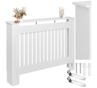 Protège radiateur - TECTAKE - Cache-radiateur VILA en bois MDF robuste et élégant, 112 x 19 x 82 cm - Blanc