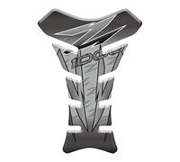 Protège-réservoir adhésif résiné effet 3D compatible avec Kawasaki Z1000 (Gris)