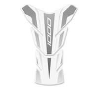 Protège-réservoir en résine 3D compatible avec Kawasaki Versys 1000 GP-278(NWS) (blanc)