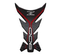 Protège-réservoir en résine adhésif effet 3D, compatible avec Kawasaki Z900 v2 (rouge)