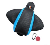 Protège-réservoir magnétique rouge pour moto avec couche d'absorption des chocs pour cruisers de rue et vélos personnalisés, autocollant de protection anti-collision avec motif poisson volant et
