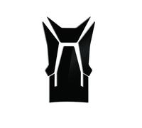 Protège Réservoir Moto Autocollants de Protection pour réservoir de Carburant de Moto, en Fiber de Carbone, pour BMW S1000XR S1000 XR 2020 2021 2022 Moto Réservoir Autocollant (Couleur : Le Noir)