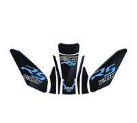 Protège Réservoir Moto Compatible Avec BMW Pour R1250RS R1200RS 2014- 2019 2021 2020 Texture En Fibre De Carbone Poignée De Genou À Gaz Traction Sticker Latéral Autocollant De Protection De ( Color :