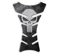 Protège réservoir THE PUNISHER adhésif en résine 3D Compatible avec Moto Aprilia Ducati Honda Yamaha Kawasaki - PV003