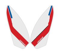 Protège-Réservoirs Autocollant De Protection Latérale Réservoir De Carburant De Moto Pour Pour Motorrad S1000RR 2019 2020 2021(Blanc)