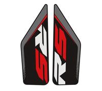 Protége Réservoirs Compatible Avec Aprilia Pour RS 457 2025-2026 Protection De Réservoir Latéral Moto Tapis Poignée Genou Accessoires(Red)