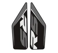 Protége Réservoirs Compatible Avec Aprilia Pour RS 457 2025-2026 Protection De Réservoir Latéral Moto Tapis Poignée Genou Accessoires(Black)