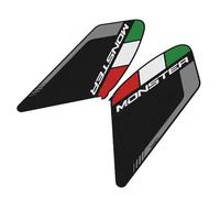 Protége Réservoirs Compatible Avec Ducati Pour Monster 1200 2014 2015 2016 2017 2018 2019 2020 2021 Autocollant Protection Antidérapant Pour Réservoir Latéral De Moto