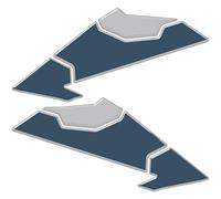 Protége Réservoirs Compatible Avec Pour R1300RT 2025-2026 3D Résine Moto Côté Réservoir Autocollant Autocollant Accessoires(B)