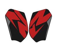 Protége Réservoirs Compatible Avec Suzuki Pour GSX-R750 2011 2012 2013 2014 2015 2016 2017 Couvercle Réservoir Givré Moto Poignée Traction(Black)