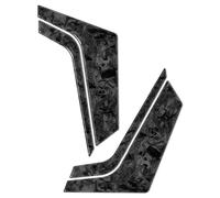 Protége Réservoirs Compatible Avec Voge Pour Valico Pour Rally 2025-2026 Look Carbone 3D Gel Moto Réservoir Genouillère Protecteur Autocollant Étanche