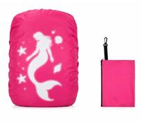 Protege Sac a Dos Pluie, Protection Pluie Sac à Dos avec Réfléchissantes, Protection Sac à Dos Pluie Enfant Garçon Fille, Housse pluie sac à dos compatible Step By Step, Ergobag, Coocazoo, Satch