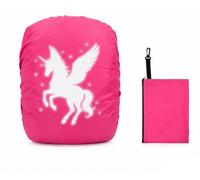 Protege Sac a Dos Pluie, Protection Pluie Sac à Dos avec Réfléchissantes, Protection Sac à Dos Pluie Enfant Garçon Fille, Housse pluie sac à dos compatible Step By Step, Ergobag, Coocazoo, Satch