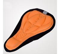 Protège-selle Vélo Standard Fit Texture Grip Dots | Design contouré, soutien optimal, réduit la pression, idéal longues distances, installation facile(Orange)