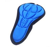 Protège-selle Vélo Standard Fit Texture Grip Dots | Design contouré, soutien optimal, réduit la pression, idéal longues distances, installation facile(Blue)