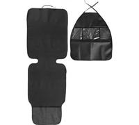 Protège siège auto avec pochette 2en1, noir