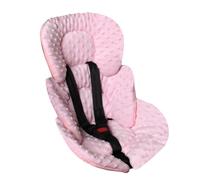 Protège-Siège Pour Poussette | Tapis Confortable Et Respirant 2 En 1,Soutien de Tête Insert pour Poussette Bébé - pour Filles Bambin Maison Intérieur Voiture Voyage Balançoire Chaise à