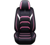 Protege Siege Voiture Ensemble Complet Housses Siège Voiture pour Ford pour Ranger pour Focus 2 Mk1 pour Edge pour Escape pour C Max pour Smax Ka pour Explorer pour Fiesta (Black Pink,One Size)