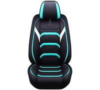 Protege Siege Voiture Ensemble Complet Housses Siège Voiture pour Ford pour Ranger pour Focus 2 Mk1 pour Edge pour Escape pour C Max pour Smax Ka pour Explorer pour Fiesta (Noir Bleu,One Size)