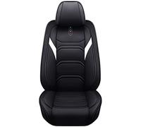 Protege Siege Voiture Ensemble Complet Housses Siège Voiture pour Ford pour Ranger pour Focus 2 Mk1 pour Edge pour Escape pour C Max pour Smax Ka pour Explorer pour Fiesta (Black White,One Size)