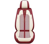 Protege Siege Voiture Ensemble Housse Siège Voiture pour Ford pour Focus 2 3 Mk2 Mk3 pour Fiesta pour Mondeo Mk4 Mk3 pour Fusion pour Kuga pour Ranger pour Fiesta Mk7(VIN Rouge,One Size)