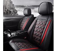 Protege Siege Voiture Housses De Siège De Voiture pour Ford pour Ranger pour Focus pour Fiesta pour S-Max pour Mondeo pour Explorer pour Ecosport Tous Les Modèles(Noir Rouge,One Size)