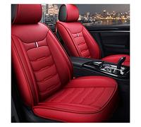 Protege Siege Voiture Housses Siège Voiture 5 Places Pour Vw Pour Amarok Pour Atlas Pour Coccinelle Pour Jetta Pour Bora Pour Polo Pour Golf Couverture Complète Housse Siège Similicuir(Rouge,One Size)