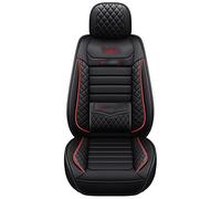 Protege Siege Voiture Housses Siège Voiture Cuir 5 Places pour Ford pour Ranger pour Focus 2 Mk1 pour Edge pour Escape C Max pour Smax Ka pour Explorer pour Fiesta pour Mondeo Mk4(Noir,One Size)