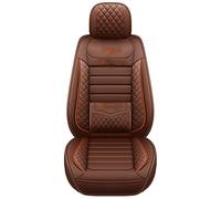 Protege Siege Voiture Housses Siège Voiture Cuir 5 Places pour Ford pour Ranger pour Focus 2 Mk1 pour Edge pour Escape C Max pour Smax Ka pour Explorer pour Fiesta pour Mondeo Mk4(Café,One Size)
