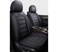 Protege Siege Voiture pour VW pour Polo pour Atlas pour Jetta PU Cuir 5 Places Housse Siège Voiture pour Bora pour EOS pour Sharan pour Variante pour Coccinelle pour Scirocco(Noir,One Size)