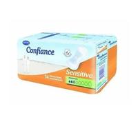 Protège-Slips - Confiance - Sensitive Absorption 3 - Blanc - Taille Unique - Moyen Flux