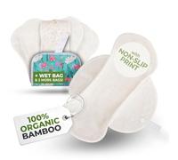 Protège-Slips Lavables Antidérapants Premium, Coton Bio, Lot de 7 (S) | Grip Premium Ferme, Reste en Place; Réutilisables pour Femmes et Ados; Respirants, Sans Couche Imperméable; Lavables à 95°C