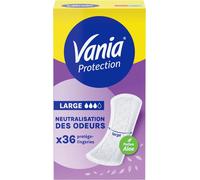 Protège-Slips Protection Large Parfum Aloe Vera (Boîte De 36 Pièces)-Protège-Lingeries Avec Neutralisation Des Odeurs-Protection Hygiénique Longue Durée Et Voile Testé Dermatologiquement