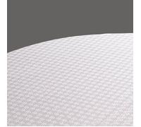 Protège table gomme ROND élastiqué 1m35 - Blanc - Synthétique - Protège table - 1m35 - Lavable