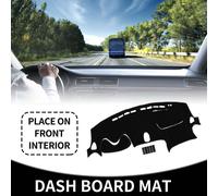 Protège-Tableau De Bord - Protection De La Console Centrale De Voiture Contre Le Soleil - Pour Nissan Juke 2011-2017 - Polyester Noir Avec Autocollant - 1 Ensemble