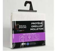 Protège taie d'oreiller en coton 60x60 cm MOLLETON, par Soleil d'ocre