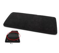 Protège-talon avec bande adhésive 18x28 cm, protection pour le talon, pad clair pour tapis de voiture avec bande adhésive, protection universelle pour tapis de voiture, protège-talon adaptable