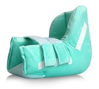 Protège-talons NYOrtho pour escarres - Protège-talons en tissu doux - Botte de décharge avec pack de gel rafraîchissant - Coussin de cheville pour ulcères - Fabriqué aux États-Unis