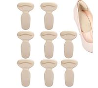 Protège-talons pour chaussures, Huit pièces de protège-talon à insérer, Coussinets confortables pour chaussures, pour Mariages en Extérieur Déplacements Soirées Travail Danses Voyages Hommes et Femmes